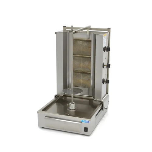 hoarma grill op gas afm 547x686x927cm voor 40kg vlees maxima