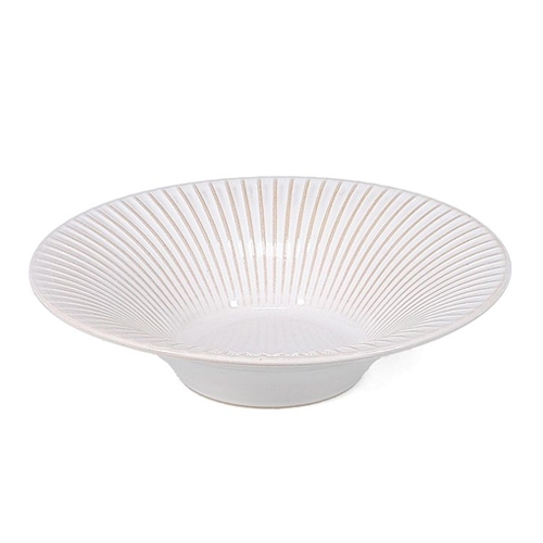 ord diep diam 205x85cm hgt 5cm gestreept wit brass f2d