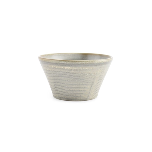 om diam 15cm hgt 8cm conisch groen line f2d
