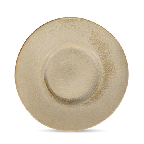 ord plat diam 26 14cm wide rim olive ferro ecomade