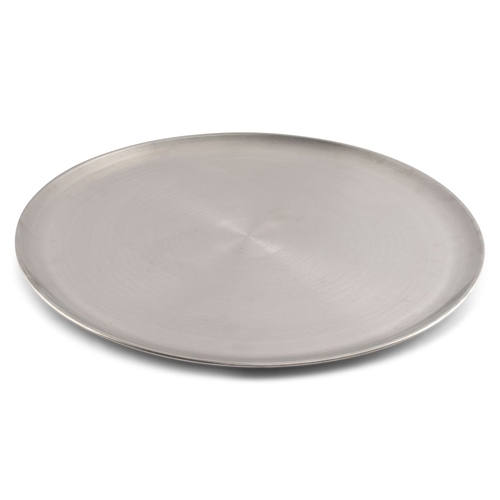 ienblad diam 445cm hgt 1cm antique zilver serve bonbistro