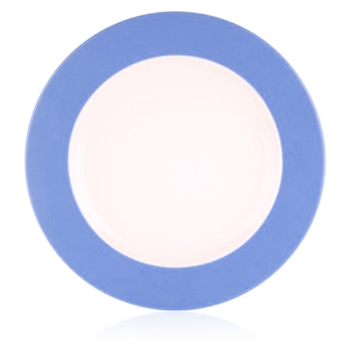Flacher Teller, Durchmesser 17 cm. Ocean-Farbe: Sky Blue Nova