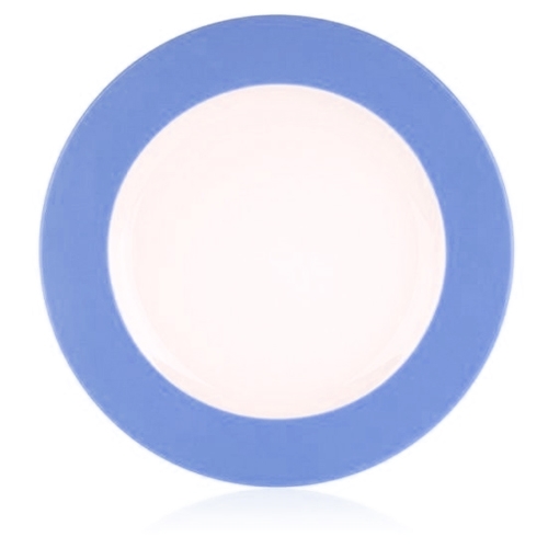 Flacher Teller, Durchmesser 27 cm. Ocean-Farbe: Sky Blue Nova