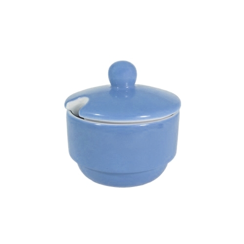 uikerpot m deksel inh 15cl kleur sky blue nova