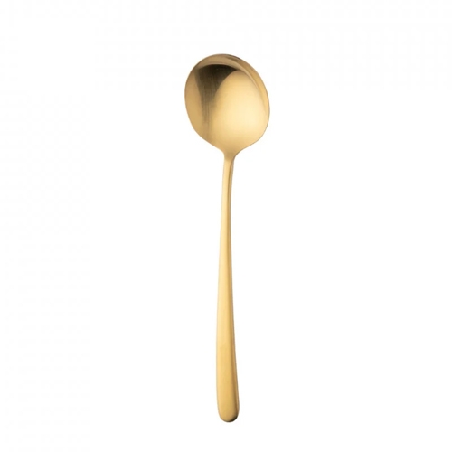 ouillonlepel model ibiza satin gold sola 18 0