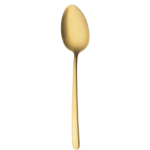 Serveerlepel model Ibiza Satin Gold Sola 18 0