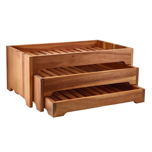 uffetdisplay 3 delig afm 1 1gn hgt 22cm acaciahout neville